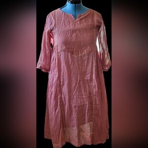 Chic Mauve Midi Dress